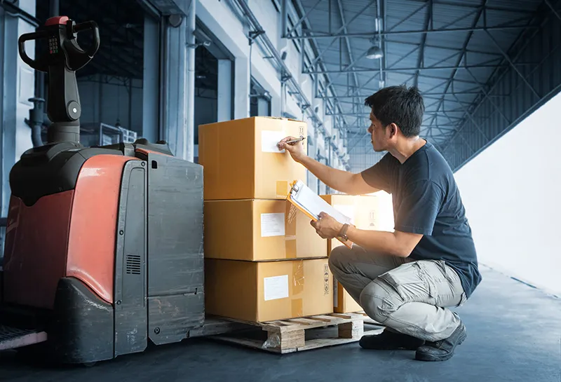 物流仕分け管理作業や管理